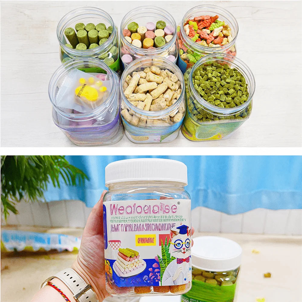 Chicken Cat Grass Milk Stick, Cat Treats for Hairball Support and Teeth Cleaning, Chicken Flavored Hairball Treats for Cats