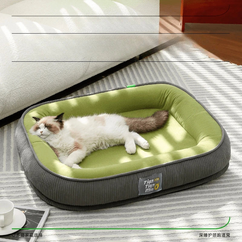 Pet Dog Kennel Four Seasons Can Be Disassembled and Washed Medium-sized Small Dog Winter Warm Winter Dog Sleeping Mat Cat Kennel