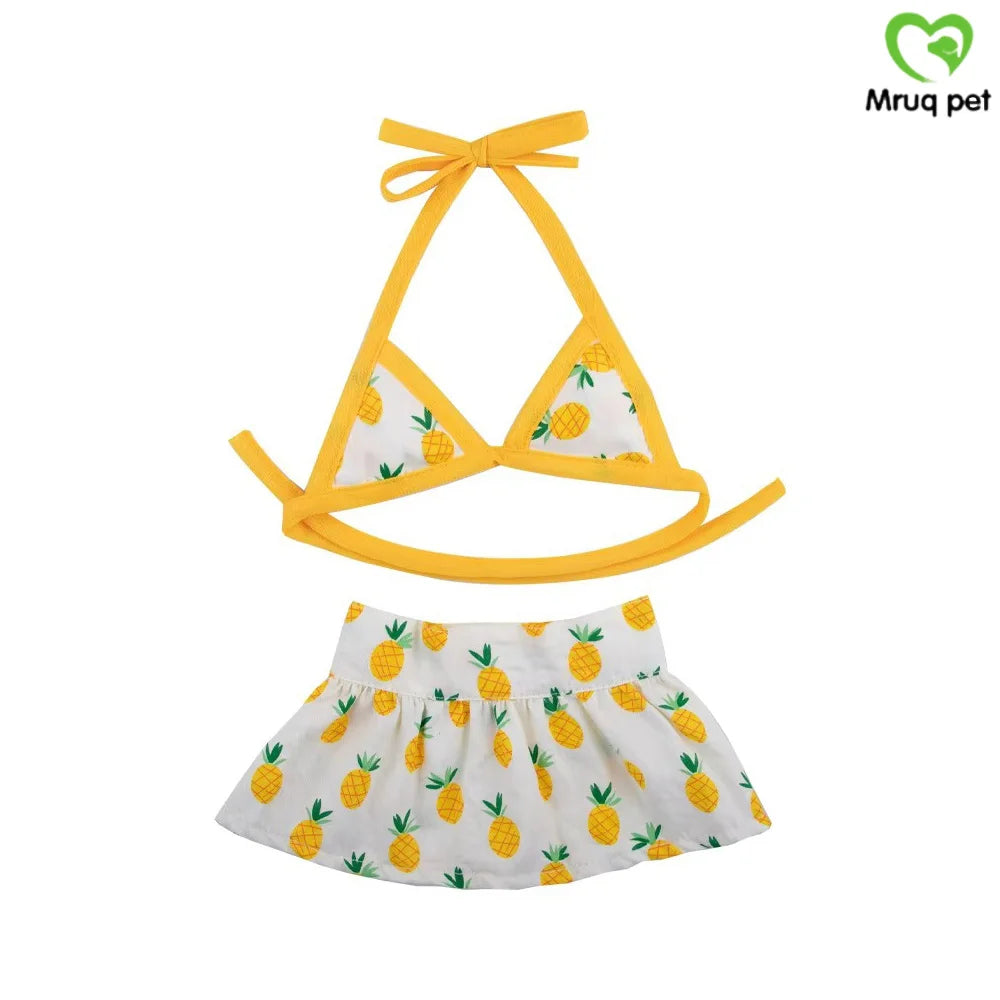 1PCS Summer Pet Clothes Dog Bikini Beach Clothes Cute Puppy Fashion Swimsuit Clothes Pet Supplies For Dogs and Cats Pet Products