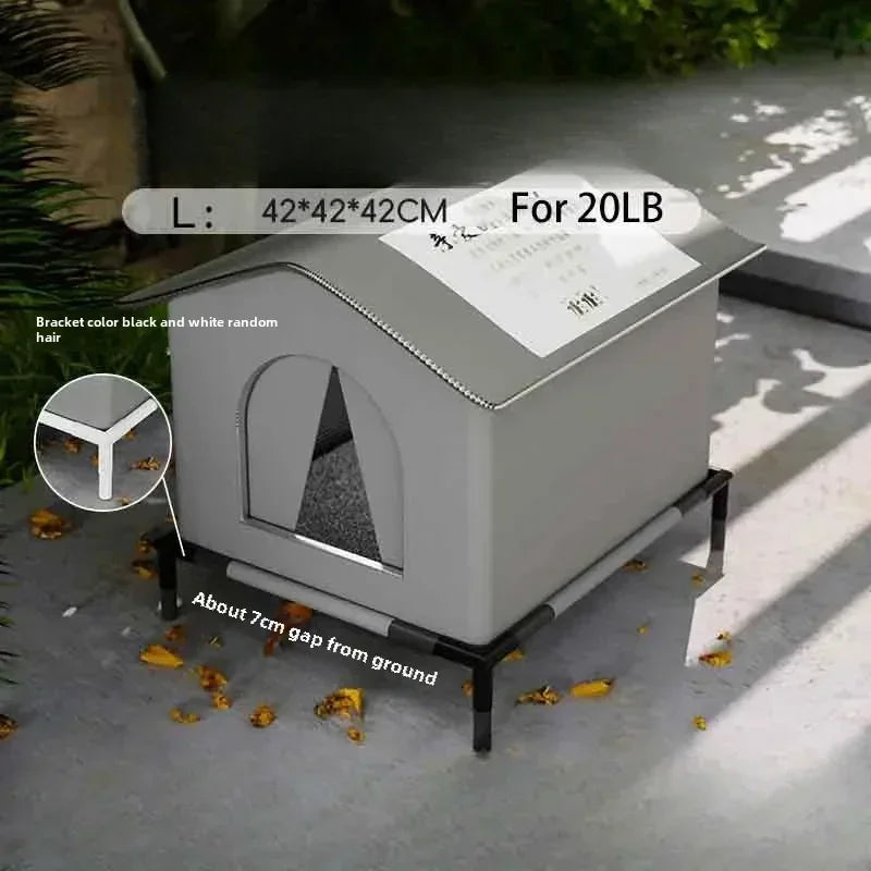 Cat Nest Waterproof Stray Cat House Outdoor Feral Large Capacity Pet Rainproof Moisture Large Winter Warm Love Stray Cat Nest