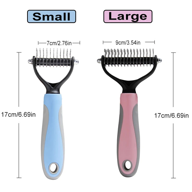 Multifunction Pet Deshedding Brush Dog Hair Remover Pet Fur Knot Cutter Puppy Cat Comb Brushes Dogs Grooming Shedding Supplies