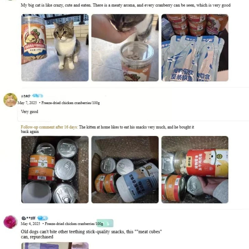 Chanbuni Cat Snack Food Cats Cat Food Food for Cats Sweets for Dogs Baby Valley for a Dog Natural Pet Treats