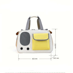 Portable Dog And Cat Bag, New Pet Bag, Summer Cat Outdoor Bag, Large Capacity Breathable Single Shoulder Diagonal Cross Bag