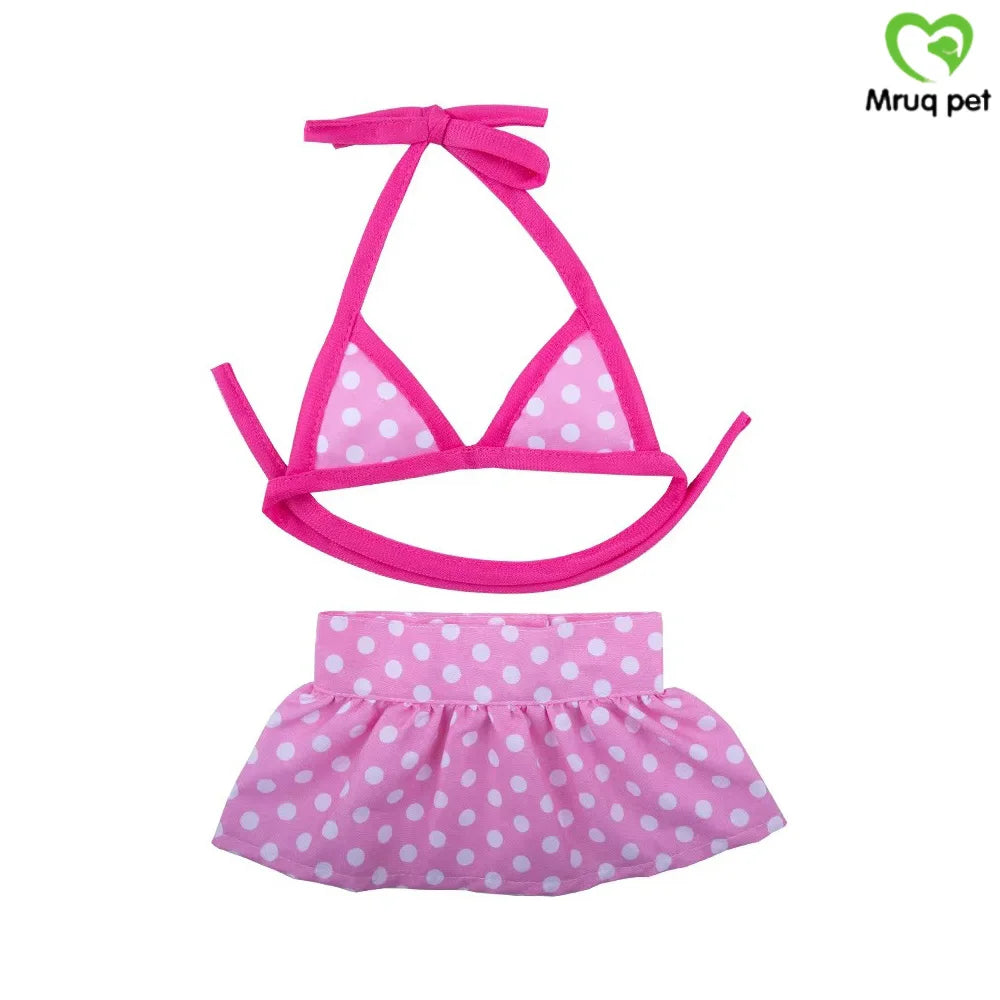 1PCS Summer Pet Clothes Dog Bikini Beach Clothes Cute Puppy Fashion Swimsuit Clothes Pet Supplies For Dogs and Cats Pet Products