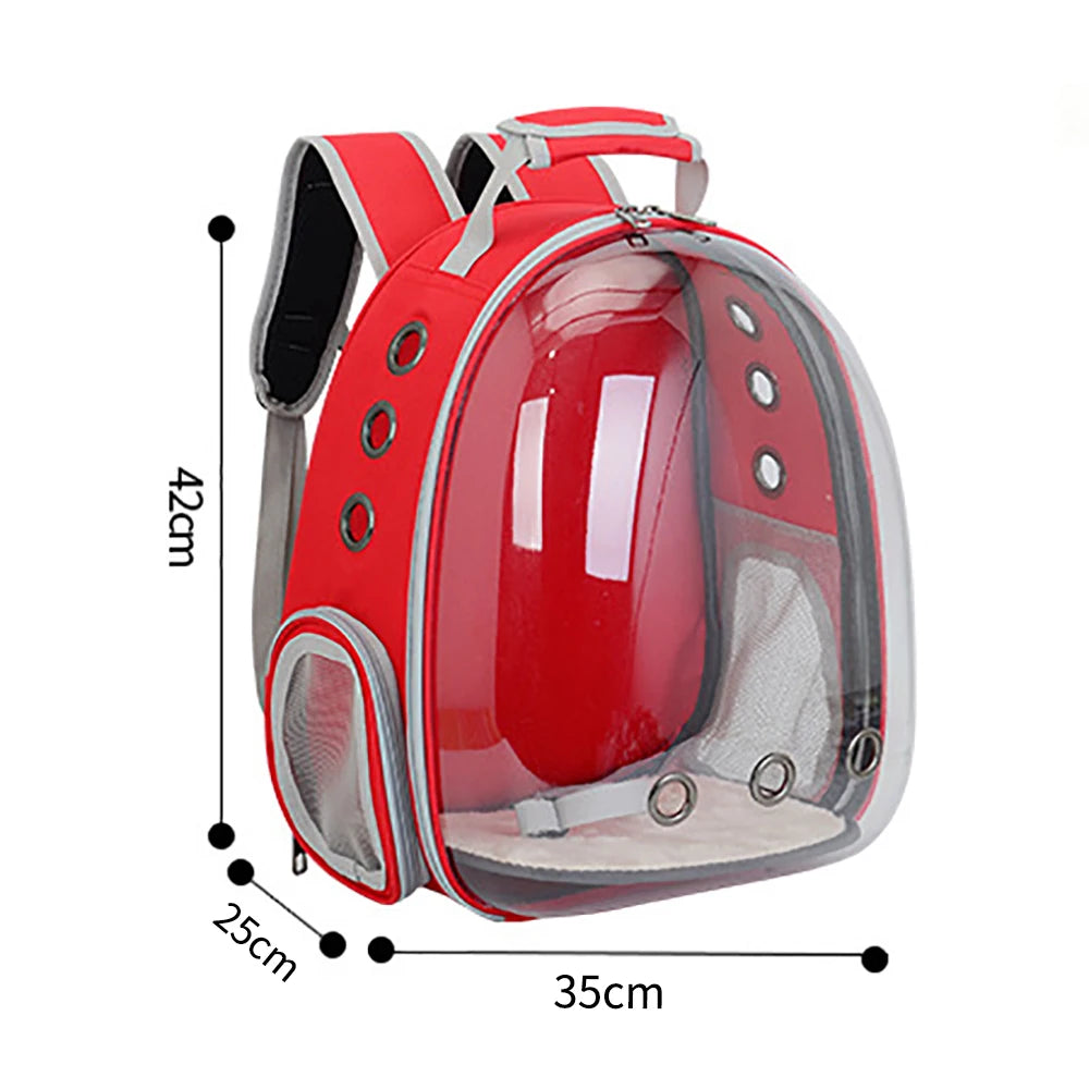 Cat Carrier Bag Outdoor Pet Shoulder bag Carriers Backpack Breathable Portable Travel Transparent Bag For Small Dogs Cats