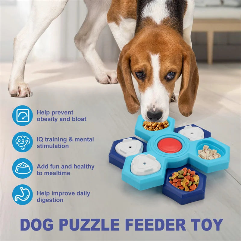 Dog Puzzle Toys Dog Training Boredom Interactive Puzzle Feeding Toys Slow Food Tray Pet Feeding Supplies