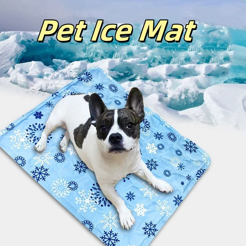 ❄️ Summer Cooling Gel Mat for Dogs & Cats – Ice Cushion Pet Cooling Blanket, Durable Water Mat for Bed, Sofa & Floor