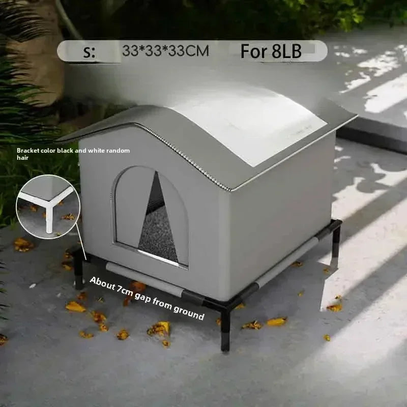 Cat Nest Waterproof Stray Cat House Outdoor Feral Large Capacity Pet Rainproof Moisture Large Winter Warm Love Stray Cat Nest