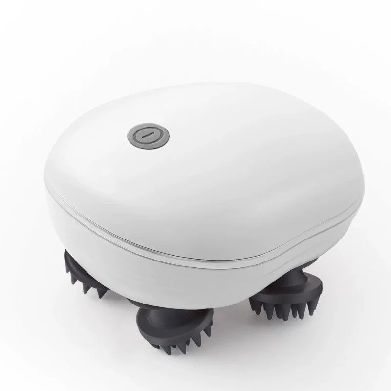 Electric Cat Massager Cat and Dog Massage Tool with Four Rotating Massage Heads Automatic Pet Head & Back Scratcher Pet Massager