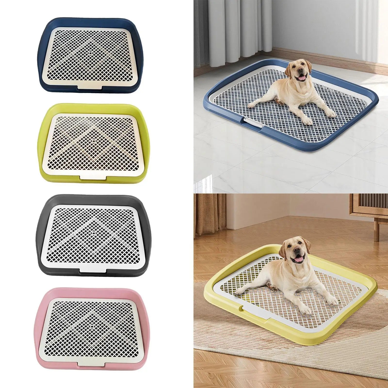 Dog Litter Box Training Tray Puppy Toilet Hygienic Box Made of Durable and