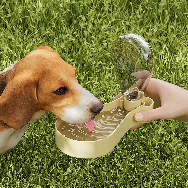 1Pcs Pet Water Bowl & Outdoor Feeder Portable Travel Cup for Cats Dogs Plastic Portable Dog Cat Bowl Travel Water Dish for Pets