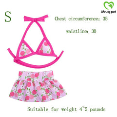 1PCS Summer Pet Clothes Dog Bikini Beach Clothes Cute Puppy Fashion Swimsuit Clothes Pet Supplies For Dogs and Cats Pet Products