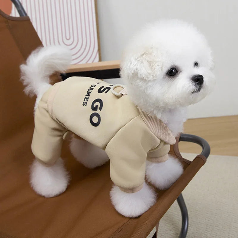 Winter Warm Pet Dog Coat for Small Medium Dogs Puppy Clothes Dog Jumpsuit Thicken Dog Hoodies Pet Supplies