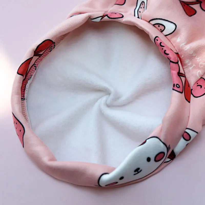 Small Dog Hoodie Coat Winter Warm Pet Clothes for Bulldog Chihuahua Shih Tzu Sweatshirt Puppy Cat Pullover Dogs