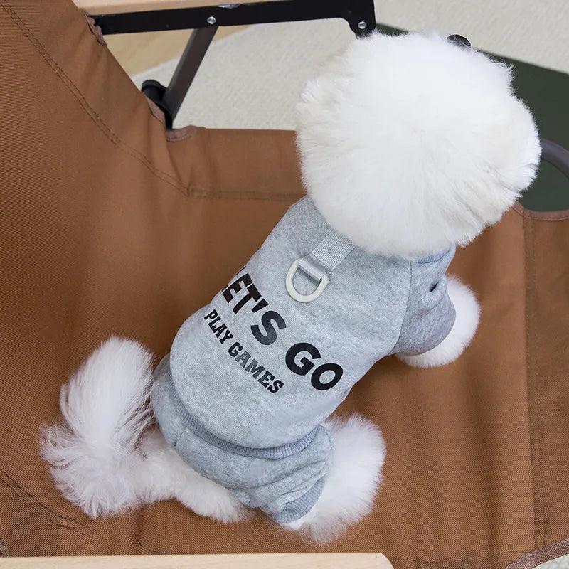 Winter Warm Pet Dog Coat for Small Medium Dogs Puppy Clothes Dog Jumpsuit Thicken Dog Hoodies Pet Supplies