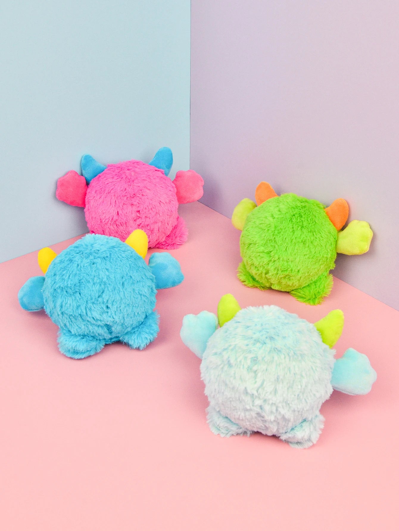 1 Pcs Active Moving Dog Plush Squeaky Small Balls Enjoying Dog Interactive Toys 2-in-1 Designer Pet Gift For Halloween