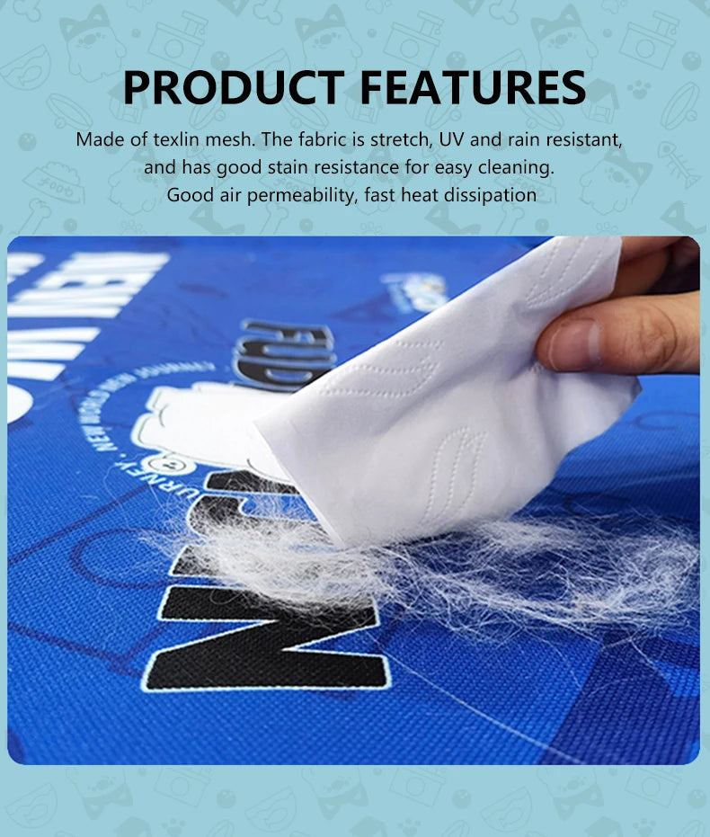 Elevated Dog Bed with Breathable Mesh | Portable Raised Pet Bed for Small, Medium & Large Dogs | Outdoor Cooling Dog Bed for Camping & Beach