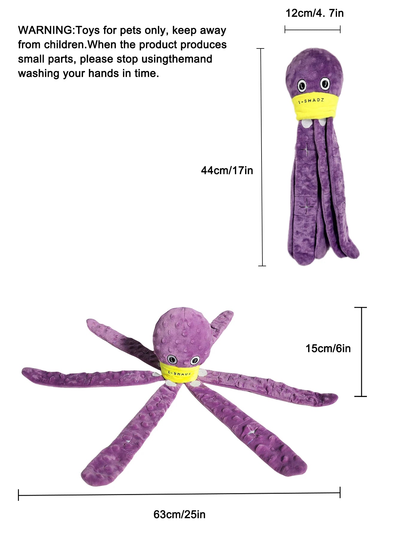 Valentine'S Day Dog Snuffle Toy dog plush octopus toys, dog puzzle games interactive puppy toys chew toys slow feeding games