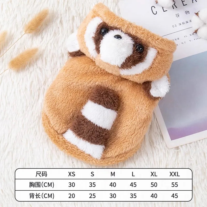 Thickened Fluffy Cotton Coat For Kittens Autumn Winter Clothes British Short Hair Doll Puppy Anti Shedding Warm Cat Jacket