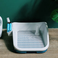 Animal Pet Dog Hygiene Cleaning Supplies Portable Dog Toilet Double Layer Dog Mat Training Cat Puppy Pee Toilet Accessories