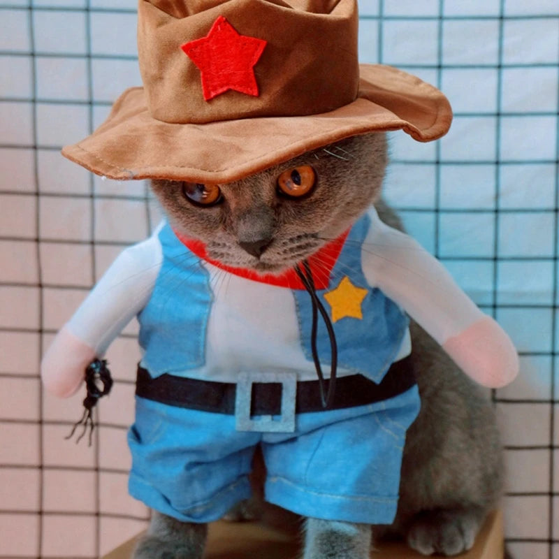 Dog Clothes Funny Costume Halloween Puppy Sweatshirt Suit Dog Cosplay Clothes Party Clothing Cat Dog Sets Pet Dress Dog Outfits