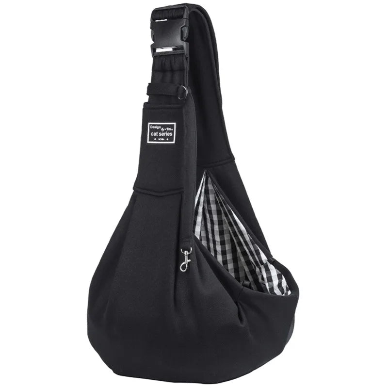 Pet Sling Carrier Bag for Small Dogs & Cats – Adjustable Shoulder Travel Tote | Breathable Puppy Handbag for Outdoor Use