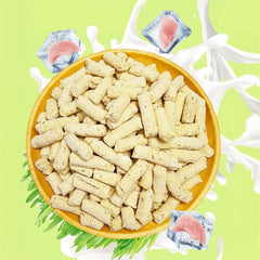 Chicken Cat Grass Milk Stick, Cat Treats for Hairball Support and Teeth Cleaning, Chicken Flavored Hairball Treats for Cats