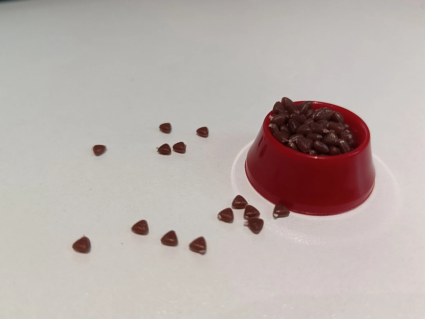 1/12 Dollhouse Miniature Food Play Scene Model Shooting Props Dog Food Cat Food Bowl/With Dry Food Doll Accessories Toys