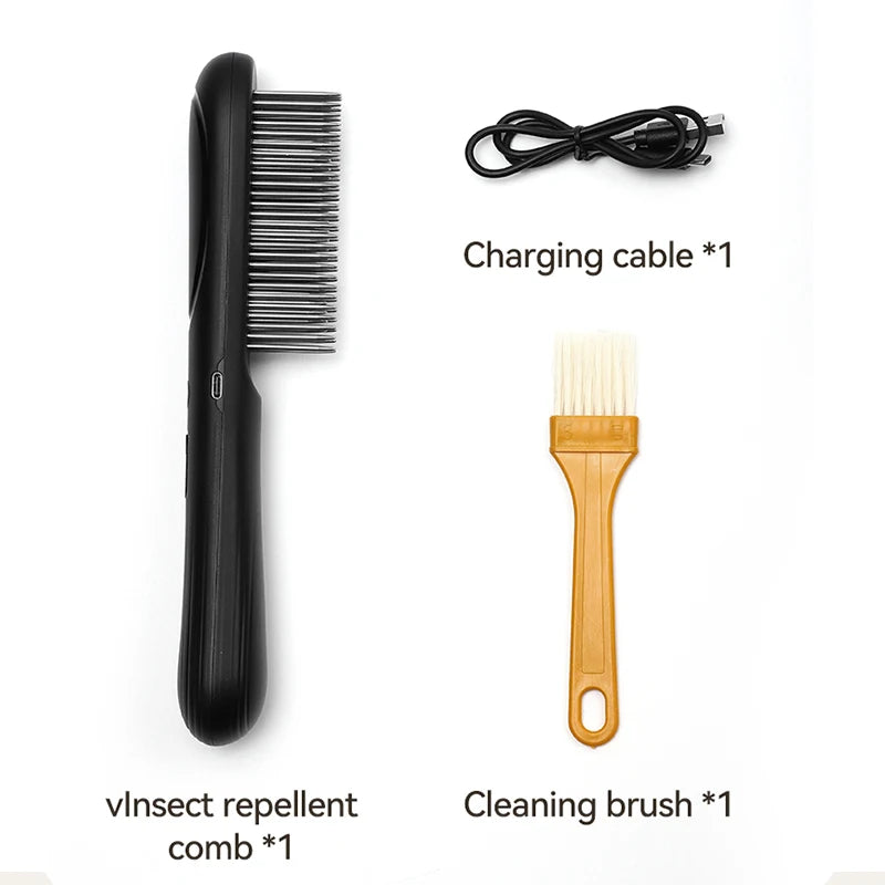 ROJECO Electric Flea Comb Anti Lice Grabber Brush Flea Removal Brush Multifunctional Comb Pet Dog Cat Hair Cleaner Accessories