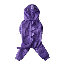 Dog Clothes Purple Illusion Unicorn Autumn/Winter Christmas Halloween Pet Dress up Holiday Party Fighting Teddy Pet Clothing