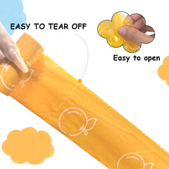 Photodegradable dog toilet bag with thickened and enlarged leak proof orange fragrance pet feces bag with dispenser