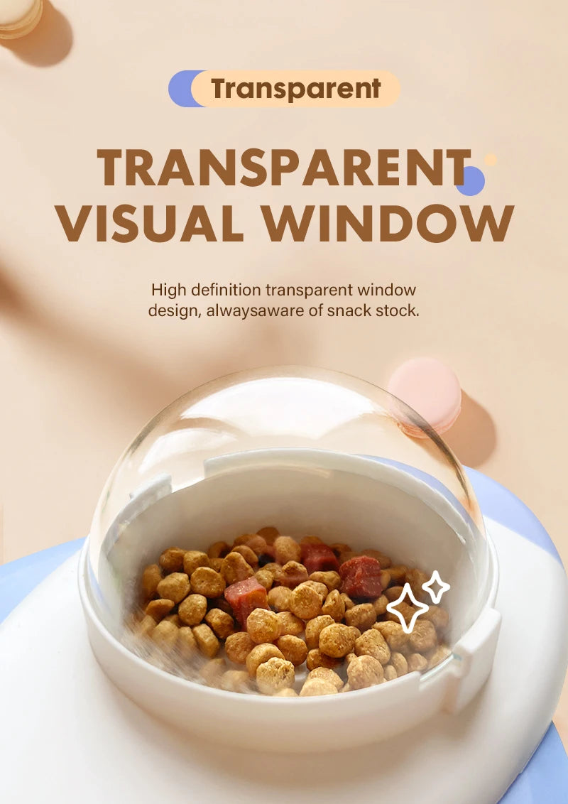 Interactive Dog And Cat Toy Pet Automatic Food Treat Dispenser Cartoon Duck Design Slow Food Pet Snack Feeder for Dog Training