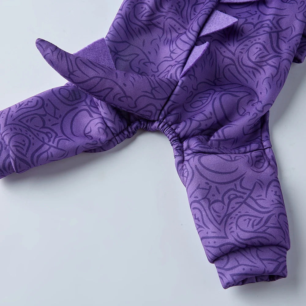 Dog Clothes Purple Illusion Unicorn Autumn/Winter Christmas Halloween Pet Dress up Holiday Party Fighting Teddy Pet Clothing