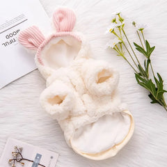 Thickened Fluffy Cotton Coat For Kittens Autumn Winter Clothes British Short Hair Doll Puppy Anti Shedding Warm Cat Jacket