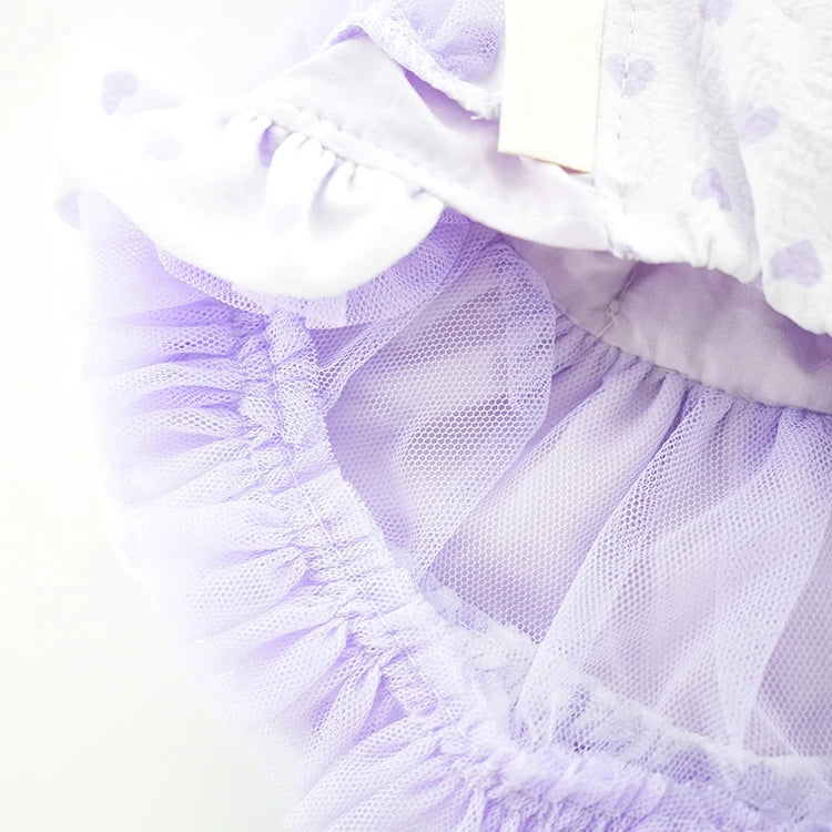 Dog clothes spring and summer thin cat princess skirt tutu skirt suspender lolita small dog teddy pet