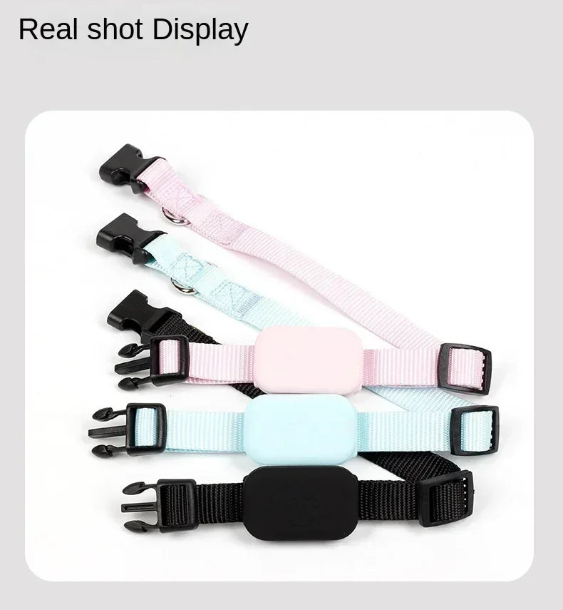 Pet Bluetooth GPS Tracker Collar – Anti-Lost Cat & Dog Locator with Movement Alerts, Waterproof, Mini Size