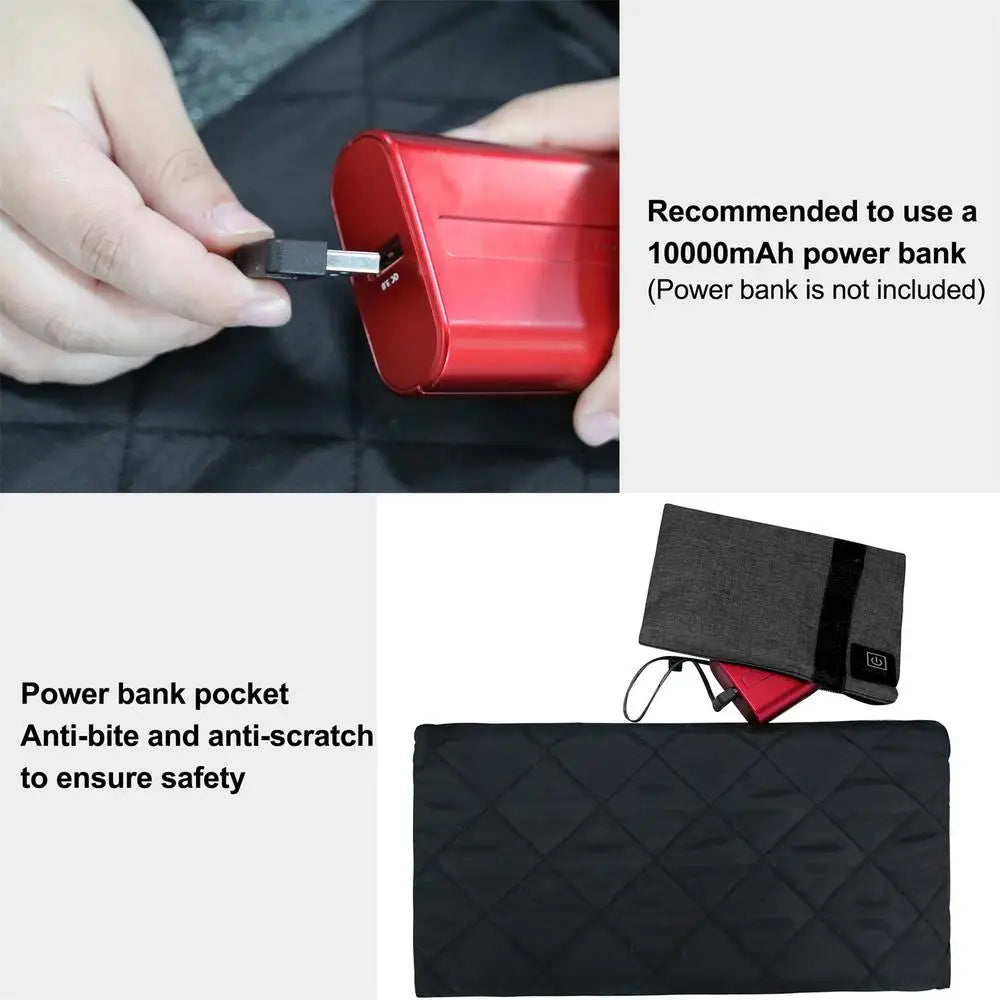 Dog Carrier With Heat USB Heated Adjustable Puppy Shoulder Bag Heated Warm Cat Carrier Soft Side Pet Carrier For Cat Small Dog