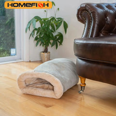 Autumn and Winter Cat Sleeping Bag Semi-enclosed Cat Nest Warm Small and Medium-sized Pet Nest Can Be Disassembled and Washed