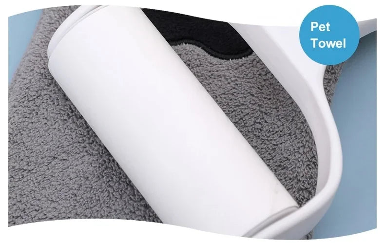 Quick drying Dog Bath Gloves Pet Grooming Gloves Multicolor Soft Absorbent Paw Print for Dogs Cats, Bathing Drying Essentials