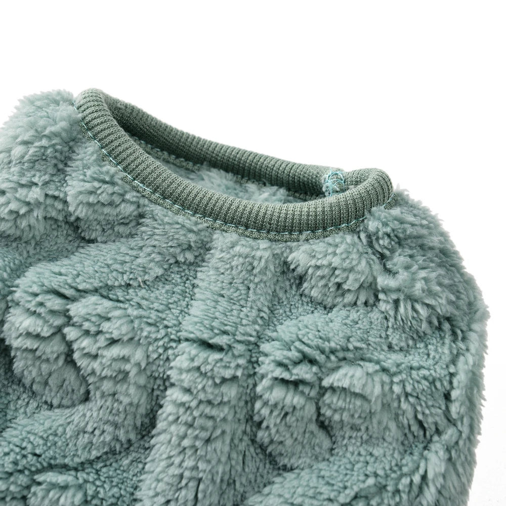 Fleece Warm Dog Cloth Sleeveless Soft Cozy Plush Vest Puppy Winter Overall for Small Medium Pet Sweatshirt  for Dog and Cat