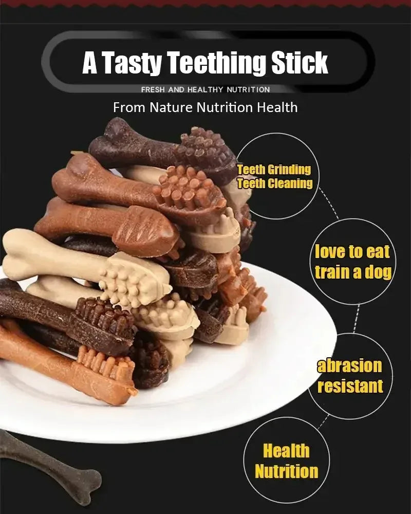 New Dog Bruxism Stick Toothbrush Bone Shape Fresh Natural Nutrition Healthy Adult Dogs Puppy Training Rewards Pet Food Snacks