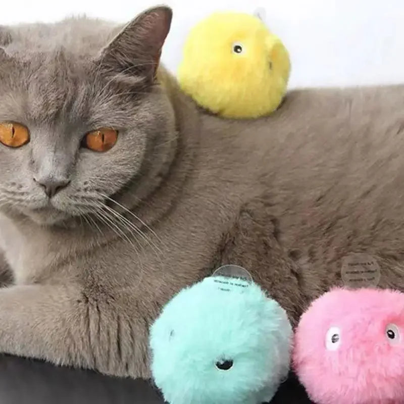 Cat Toys Smart Interactive Ball Catnip Cat Training Toy Pet Playing Ball for Cats Kitten Kitty Pet Squeaky Toy Supplies Products