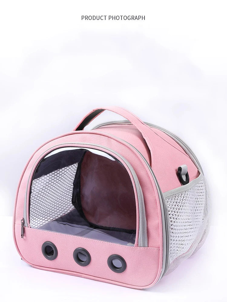 Cat Dog Bird Rabbit Carrier Bag With Thick Cotton Cushion Pet Aviation Backpack Anti-suffocation Portable Travel Bag Pet Dog Bag