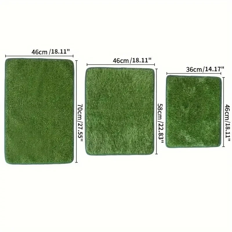 Artificial Grass Dog Toilet Puppy Cat Training Lawn Mat Pet Lawn Kitten Puppy Pee Grass Pad Kid Crawling Mat Dog Accessories