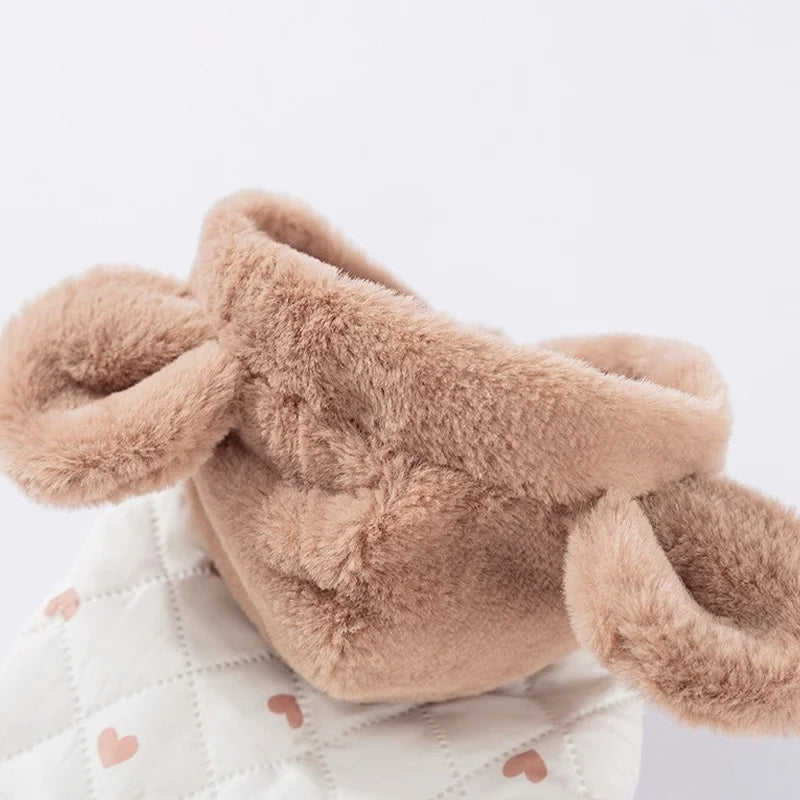 Heart Print Dog Down Jacket Winter Warm Dog Cotton Dress Luxury Puppy Coat Cute Soft Cat Jacket Coat Pet Dress Chihuahua Outfits