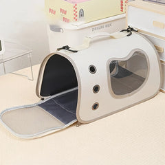 Portable Pet Carrier Bag for Small Dogs Cats Outdoor Foldable Cat Bag Breathable Cat Shoulder Bag Kitten Carrying Bag