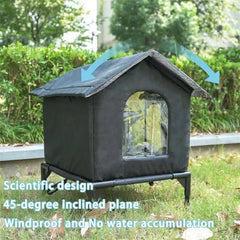 Stray Cat dog House Waterproof Outdoor Winter Warm Pet Cave Sleeping Beds Home Foldable Washable for Small Dog Puppy Supplies