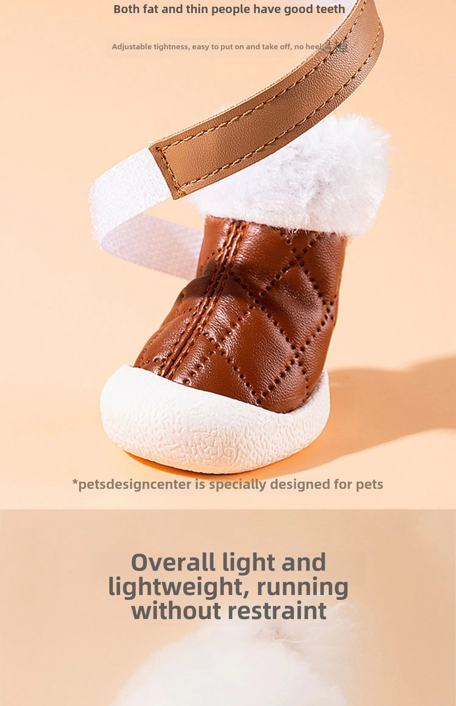 4pcs/set Pet Dog Shoes Winter Warm Shoes for Small Medium Dogs Anti-slip Puppy Rain Snow Boots Footwear Cat Dog Walking Sneakers