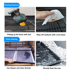 Dog Training Toilet Reusable Long Lifespan Easy to Clean Indoor Outdoor Pet Litter Box for Puppy