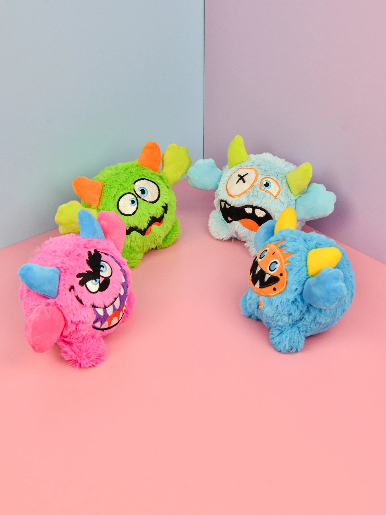 1 Pcs Active Moving Dog Plush Squeaky Small Balls Enjoying Dog Interactive Toys 2-in-1 Designer Pet Gift For Halloween